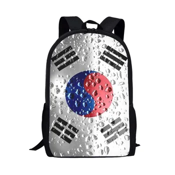 Vyriška kuprinė Pietų Korėjos vėliava Mada Laisvalaikio vaikai Mokykliniai krepšiai Daugiafunkciniai Kelionės Vyrų nugaros paketas Pečių krepšys Moteris 2023