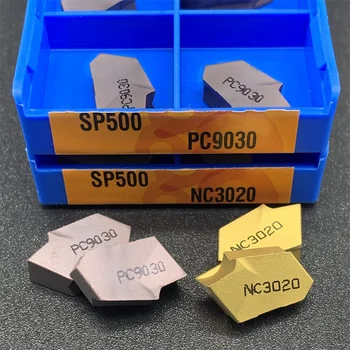 SP200 SP300 SP500 NC3020 NC3030 PC9030 Karbido įdėklai SP500 PC9030 CNC tekinimo staklės Atsiskyrimo ir griovimo detalė SP500