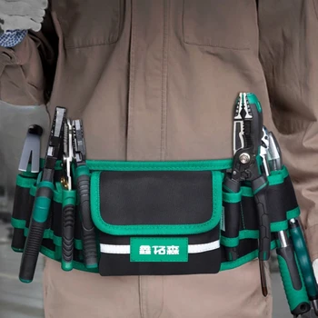 67JE aparatūros įrankių laikymo diržo krepšys elektriko įrankių krepšys nešiojamas Oksfordo juosmens diržas