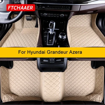 FTCHAAER Custom automobilių grindų kilimėliai Hyundai Grandeur Azera Auto Carpets Foot Coche Accessorie