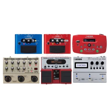 Boss VE-8/VE-500/VE-1/2/5/20 Electricity Box medinės gitaros vokalinės harmonijos multi efektų įrenginys