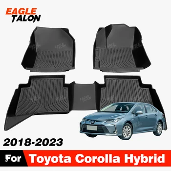 Custom TPE automobilių grindų kilimėlis Toyota Corolla Hybrid 2018-2023 22 21 20 19 Kilimų dangtis Vandeniui atspari apsauga Priedai Dalys