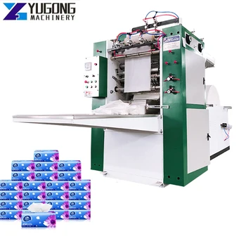 YG dėžutės piešimo plastikiniai maišeliai Automatinė veido audinių popieriaus gamybos mašina