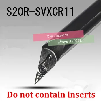 S20R-SVXCR11 pjaustytuvai tekinimo įrankiai tekinimo staklių tekinimo įrankių rinkinys Vidinis tekinimo įrankis CNC tekinimo įrankiai, vidinis gręžimo strypas