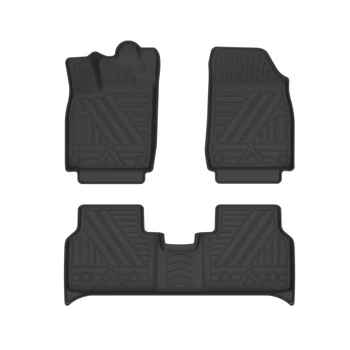 TPE automobilių grindų kilimėliai Volkswagen ID.4 CROZZ 2021-2022 interjero aksesuarai Neperšlampamas apsaugos dangtelis LHD pėdų pagalvėlių įdėklas