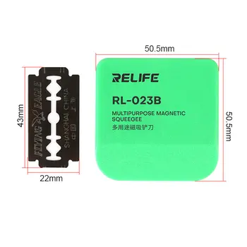 RELIFE RL-023B daugiafunkcinis magnetinis kastuvas mobiliųjų telefonų remontui pjovimo poliarizatorius Nuimkite ekraną OCA sausų klijų pašalinimo ekranas