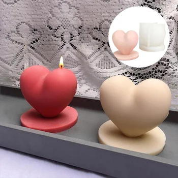 Meilės žvakė Silikoninės formos torto dekoravimas Rankų darbo muilo tinkas Dekoras silikono formai Valentino dienos dovanų gamyba