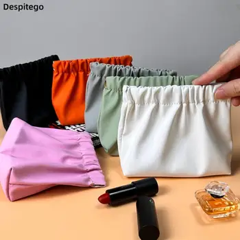 Lapų spyruoklinis krepšys Vienspalvis savaime užsidarantis kosmetikos krepšys Didelės talpos laikymo krepšiai Kelioninis makiažo krepšys