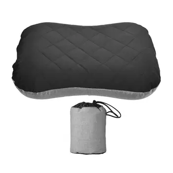 Nešiojama pripučiama kempingo pagalvė Itin lengva ergonomiška kelioninė pagalvė kaklui Juosmens atrama Lauko pėsčiųjų stovyklavimo reikmenys