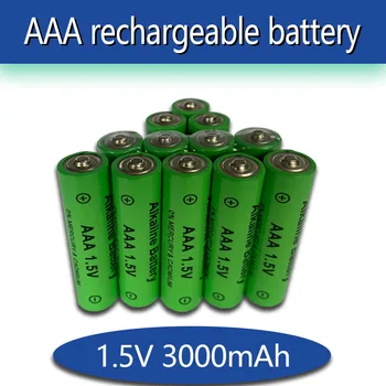 1.5V AAA baterija 3000mAh įkraunama baterijabaterija laikrodžiams pelės kompiuteriai žaislai ir pan