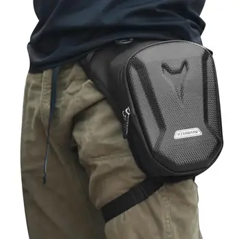 Leg Bag Hard Shell Drop Leg Bag Outdoor Waist Pack for Men Casual Leg Pack Black Waist Leg Bag For Hiesking, Traveling And Fishing