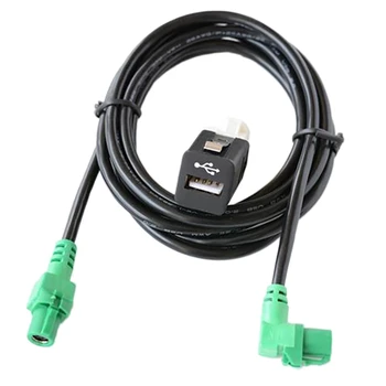 Automobilinis USB jungiklio lizdas Laidų pynės adapteris skirtas BMW E60 E81 E70 E90 F12 F30 F10 F25 U1JF
