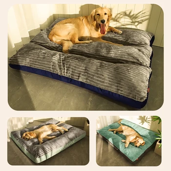 Žiemos naminių gyvūnėlių šunų lova Sofa Šilta pagalvėlė mažiems vidutiniams dideliems šunims Katėms Miegančios lovos krepšiai Plaunamas veislyno kilimėlis Naminių gyvūnėlių produktai