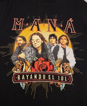 Mana 2019 Rayando El Sol turo koncertas trumpomis rankovėmis juodi visų dydžių marškiniai KH1207