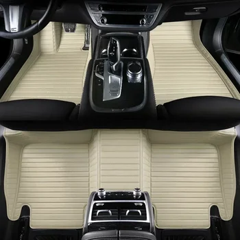5D dryžuoti individualūs automobilių grindų kilimėliai Audi A7 Sportback 4GA 4GF 4KA 2019-2023 A8 A8L 2003-2010 Interjero aksesuarai Kilimai