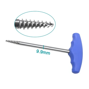 šlaunikaulio galvos ištraukiklis Acetabulum šlaunikaulio klubo sąnario endoprotezavimo įrankis Ortopedinės chirurgijos instrumentas