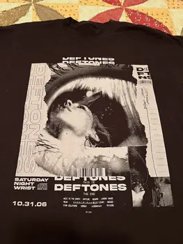 Deftones Saturday Night Wrist T-Shirt L Album Promo 2006 VTG Style
