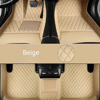 Custom LOGO Automobiliniai grindų kilimėliai Mercedes Benz GLA X156 H247 2019-2023 GLB 5 vietų 7 sėdynių salono detalės Automobilių aksesuarai