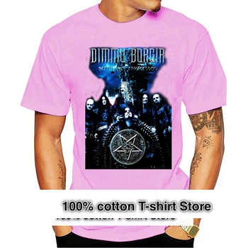 Dimmu Borgir - Death Cult Group Photo - TWO-SIDES Band marškinėliai Vyrai Moterys Unisex Fashion Tshirt Nemokamas pristatymas