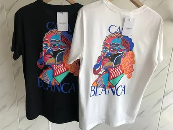 Naujoji Kasablankos pora Tee Vyrai Moterys Marškinėliai Paveikslėlis Personažas Spausdinimas Marškinėliai Trumpomis rankovėmis
