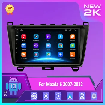 Android automobilinė radijo multimedija, skirta Mazda 6 II. GH 2007-2012 automobilių radijo grotuvo navigacijos GPS belaidis 