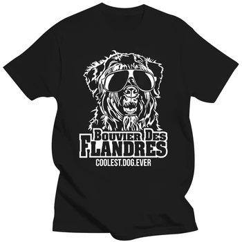 Bouvier Des Flandres Cool Hund Hunde marškinėliai Marškinėliai Vasaros marškinėliai