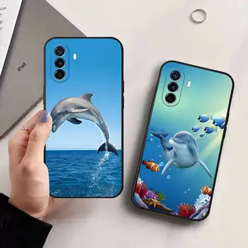 Ocean Dolphin Phone Case For Huawei Mate 50 30 20 10 40 Lite Pro Nova 7 6 SE 5 4 3 4E 3E 2s Fundas Shell Cover