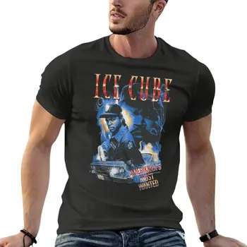 marškinėliai Besar Merek Paling Dicari Amerikkka'S Ice Cube Pakaian Pria Mode Atasan Kaus Lengan Pendek Streetwear Ukuran Besar