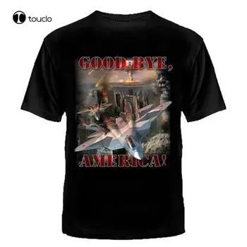 Summer Style Fashion Men Solid T Shirt Good Bye America T-Shirt Russland Russia Air Force Secret Waepon Armyt Shirt Ideas Xs-5Xl