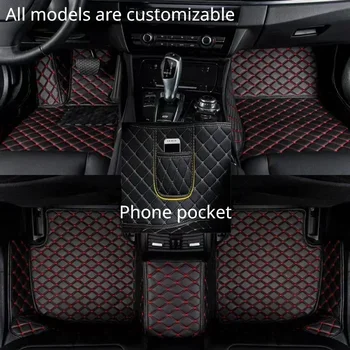 Individualūs automobilių grindų kilimėliai, skirti BMW 7 serijos E65 2001-2008 metai 100% tinka telefono kišeninis kilimas Salono automobilių priedai
