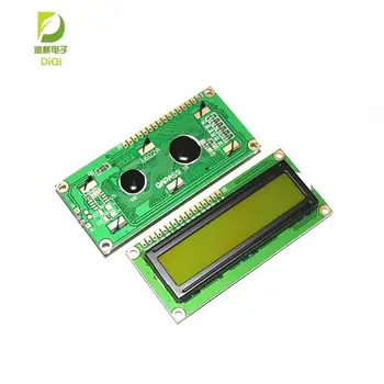LCD1602 1602 modulis Mėlyna/geltona Žalias ekranas 16x2 simbolių LCD ekrano modulis