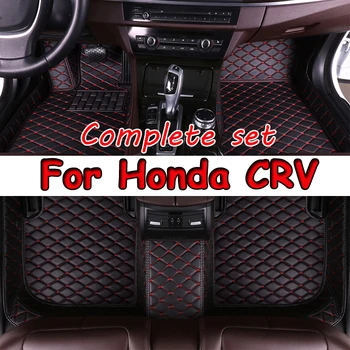 Automobilių grindų kilimėliai Honda CRV 2012 2013 2014 2015 2016 Custom Auto Foot Pads Automobile Carpet Cover interjero aksesuarai