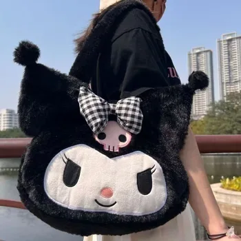 Kawaii Sanrio krepšys Hello Kitty Kuromi Pečių krepšys Mielas Mano melodijos saugojimas Rankinė Moteriškas krepšys Žavesys Gimtadienio šventė Dovana mergaitei
