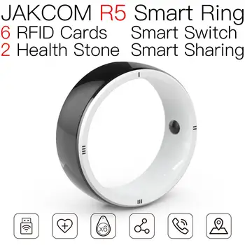 JAKCOM R5 išmanusis žiedas Naujesnis nei NFC vienkartinė žyma metalinė vizitinė kortelė kvadratinė juoda garantijos apsaugos lipduko žiedas em4100