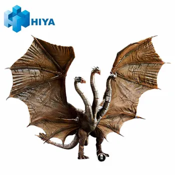 SANDĖLYJE HIYA King Ghidorah Išskirtinis pagrindinis Godzilla Monstrų karalius Gojira S.H.Monsterarts 14 colių veiksmo figūrėlės modelio žaislas