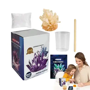 Crystal Growing Science Kit Crystal Making Kit for Kids Crystal Growing Science Experiments Lab Toys Stem Project Toy