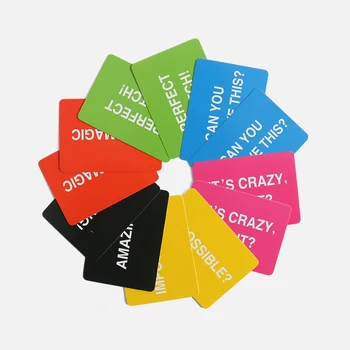 To paties pasirinkimo kortelės Magiški triukai Sujauktos kortelės Pasirinkite tą pačią spalvą iš arti Iliuzijos rekvizitai vaikams Lengva išmokti Klasikiniai žaislai