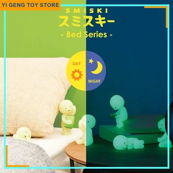 Sonny Angel Smiski lovų serija Blind Box Noctilucent Doll Surprise Box Mini figūrėlė Kawaii stalo dekoravimo papuošalai Žaislai Vaiko dovana