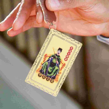 kinų amuleto kortelė Kinų stiliaus Taisui kortelė Sėkmės linkėjimas Amuleto sargybinio sėkmės kortelė