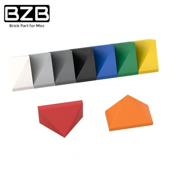 BZB MOC 15571 1x245 laipsnių trijų šonų nuolydžio kaladėlė Kūrybiškas aukštųjų technologijų statybinio bloko modelis Vaikiški žaislai 