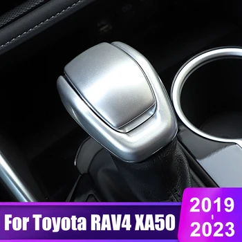 skirta Toyota RAV4 2019 2020 2021 2022 2023 RAV 4 XA50 hibridinės automobilio pavarų perjungimo rankenėlės rankenėlės galvutės dangtelio apdailos lipdukas Interjero aksesuarai