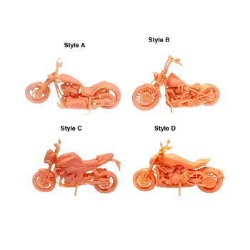 1:64 Tiny Motobike Toys Architektūrinė derva Miniatiūrinis motociklas 