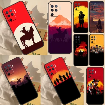Red Dead Redemption 2 Dėklas OPPO A57S A54 S A16 A76 A96 A5 A9 A31 A53 A15 A52 A72 A91 A74 A94 A17 A57 A77 Dangtelis