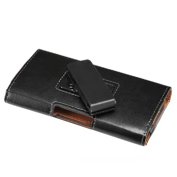 for HAMMER Blade 3 (2020) Executive Holster Leather Case Belt Clip Rotary 360º magnetinis uždarymas - juodas