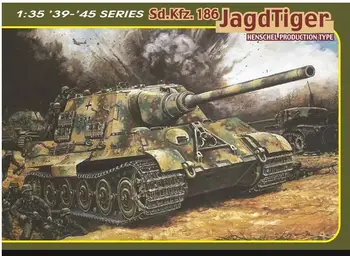 DRAGON 6991 1/35 39-35 Serija Sd.Kfz 186 Jagdtiger Henschel Gamybos tipas