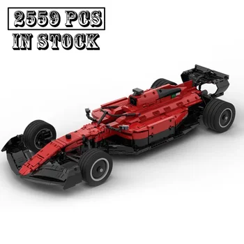 Naujas MOC-103846 F1-75 F1 komandos statymas 1:8 mastelis Formulės 1 lenktyninio automobilio modelis 