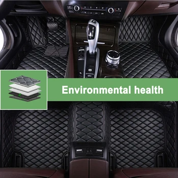 Automobilių grindų kilimėliai Volkswagen Saveiro Cross 2011 Custom Auto Foot Pads Leather Waterproof Carpet Interior Accessori