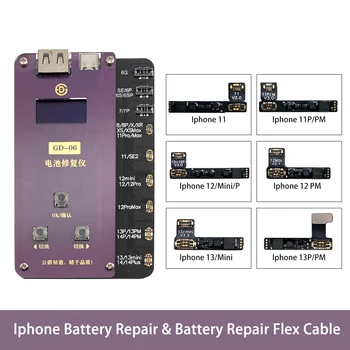 Battery Repair Board Flex Cable, skirtas iPhone 11 12 13 Pro Max Mini Remove Warning Battery External Flex Cable Replacement Repair