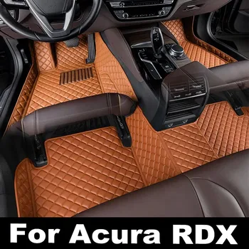 LHD automobilių grindų kilimėliai Acura RDX 2018 2017 2016 2015 2014 2013 2012 2011 2010 Automobilių interjero aksesuarai Neperšlampami odiniai kilimėliai