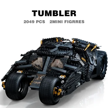 2049Pcs MOC 76240 Tumbler Batmobile modelio statybiniai blokai Automobilių statybinių blokų rinkinys 